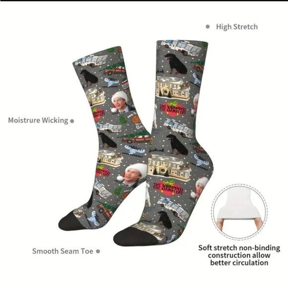 3 for 26$ - National Lampoon Christmas Vacation Socks - Picture 3 of 7